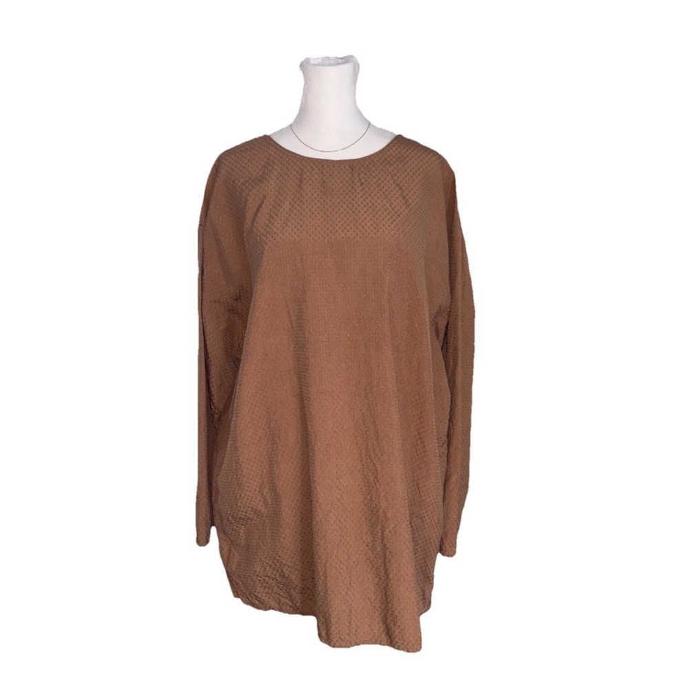 Vintage Eileen Fisher Silk Top Plus Size 2 (XXL) Pink
